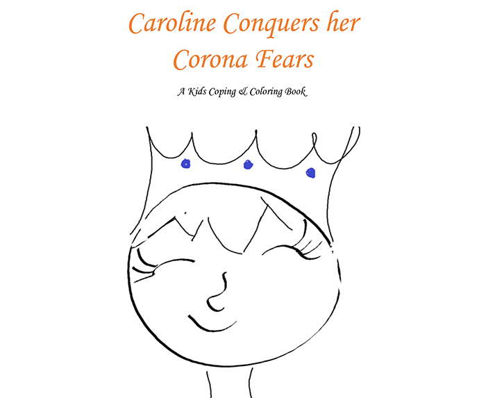 Caroline Conquers her Corona Fears book
